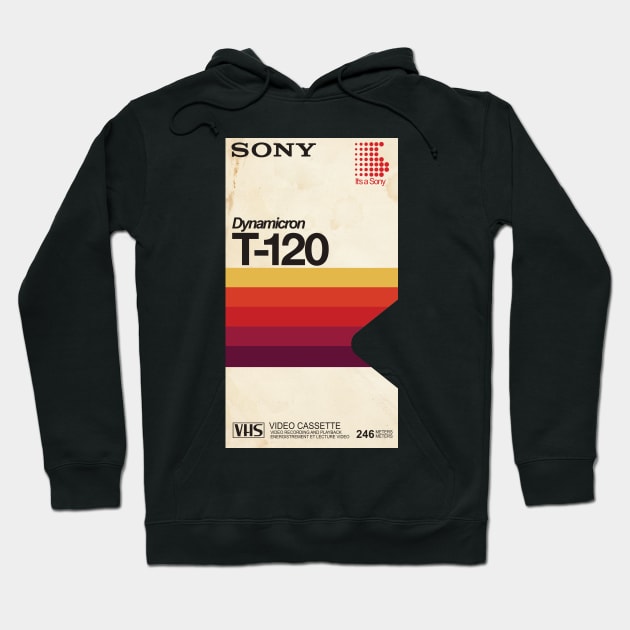 Video Cassette - Vintage T-shirt Hoodie by Astroman_Joe